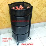 VEGEBATLE DRUM 3 SHELF BLACK