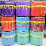 Round Shape 2 pcs Tool Maroon - Image 2