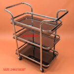 Tea and serving trolly (Black)
