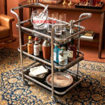Tea and serving trolly (Black) - Image 3