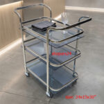 Tea and serving trolly (Lake Blue) Capsul Pipe - Image 2
