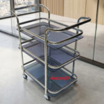 Tea and serving trolly (Lake Blue) Capsul Pipe