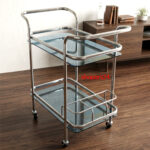 Tea and serving trolly  (Blue 2-2) Capsul Pipe